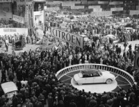 Citroen DS, en 1957, presentation au salon de Paris (2)